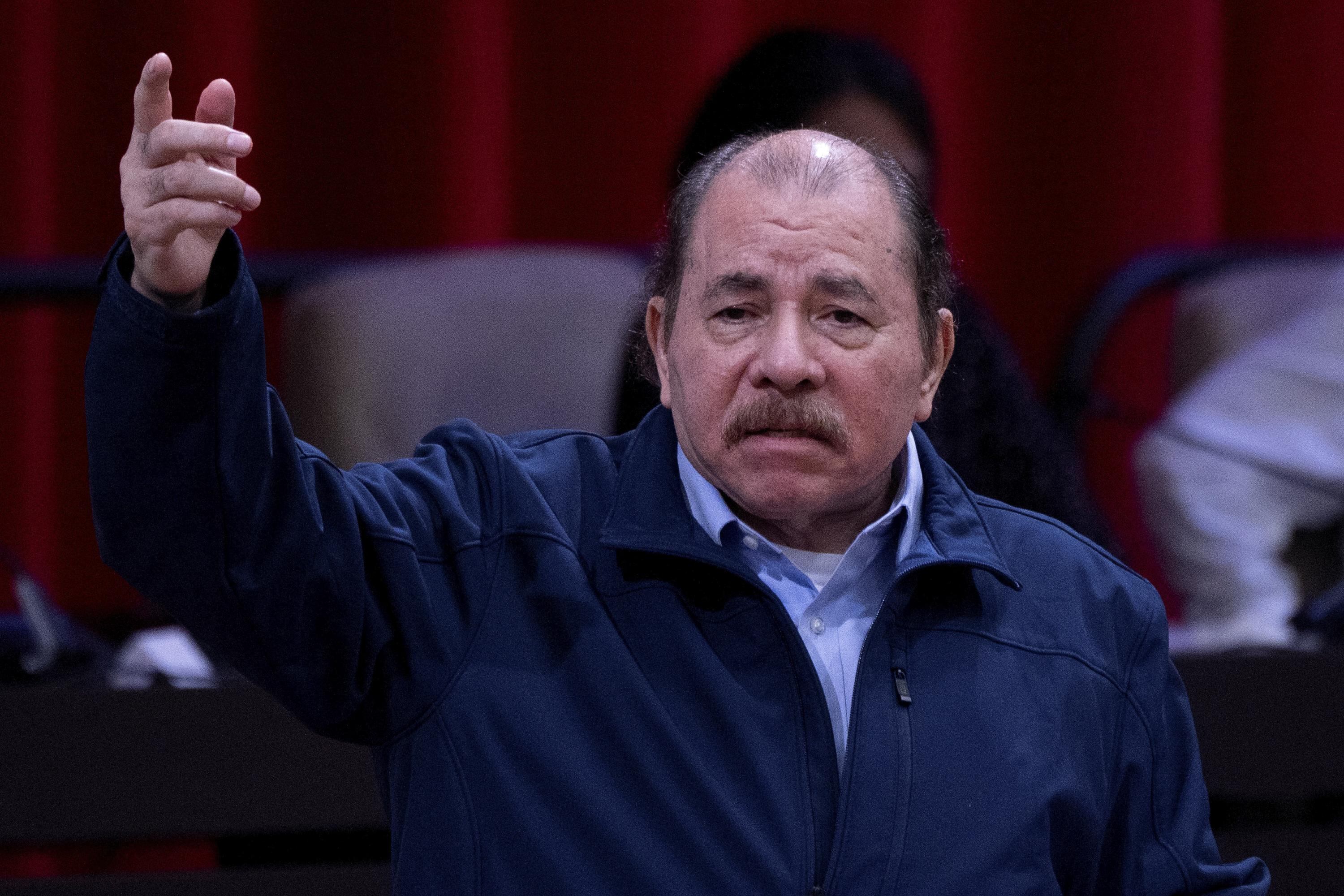 El presidente de Nicaragua, Daniel Ortega.