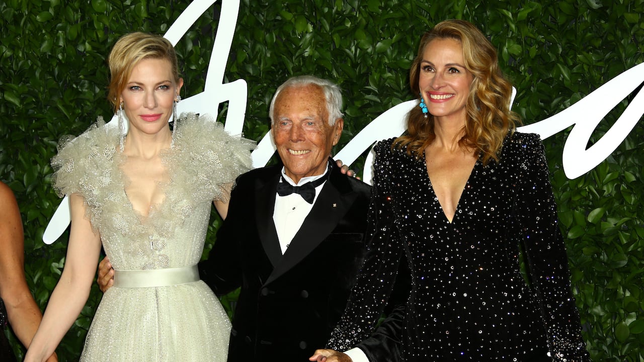 El diseñador Giorgio Armani