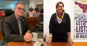 Concejal Julio Enrique González Villa y concejala Dora Saldarriaga.