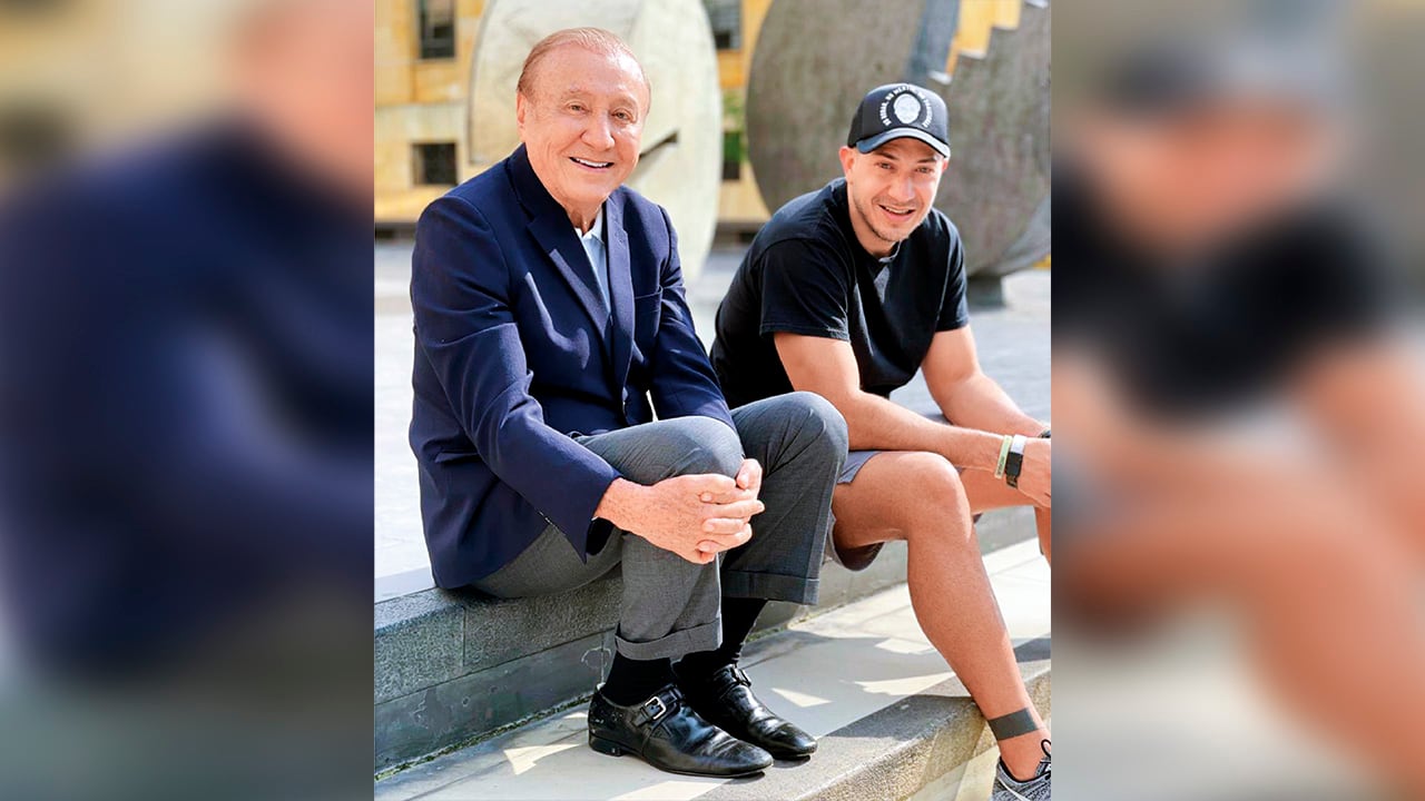 Rodolfo Hernández y Rodolfo José, su hijo