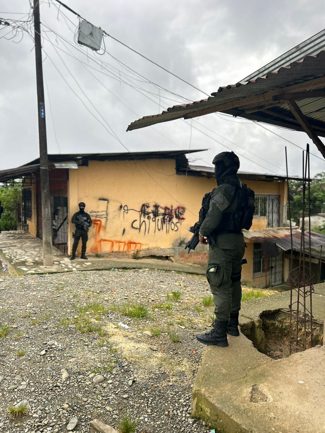 Imágenes de la comuna 12 de buenaventura, la más afectada por la guerra entre los shottas y espartanos