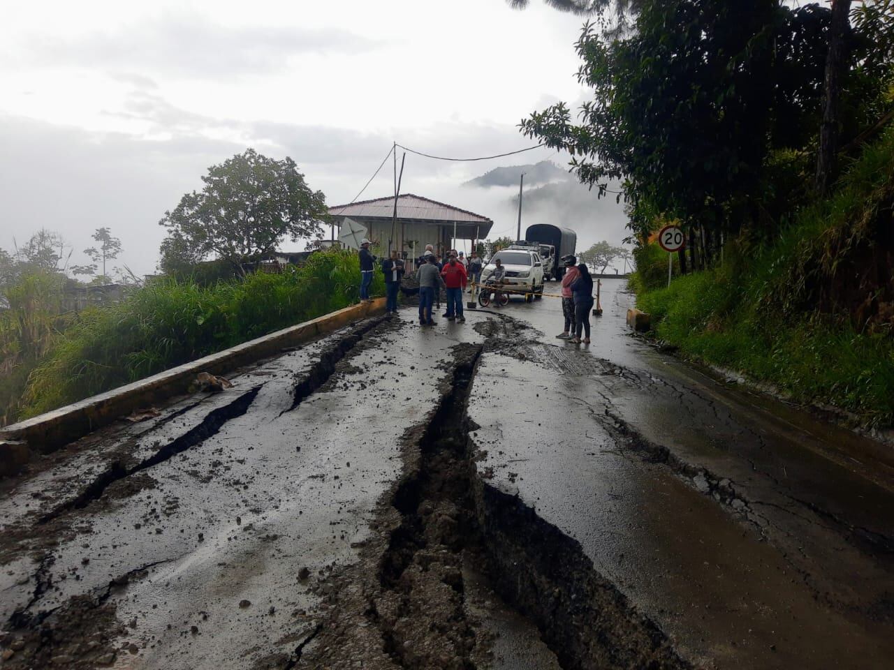 En la zona se viene presentando una situación de hundimiento de la banca