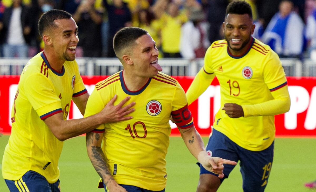 Juan Fernando Quintero fue uno de los encargados de poner arriba a la Tricolor.