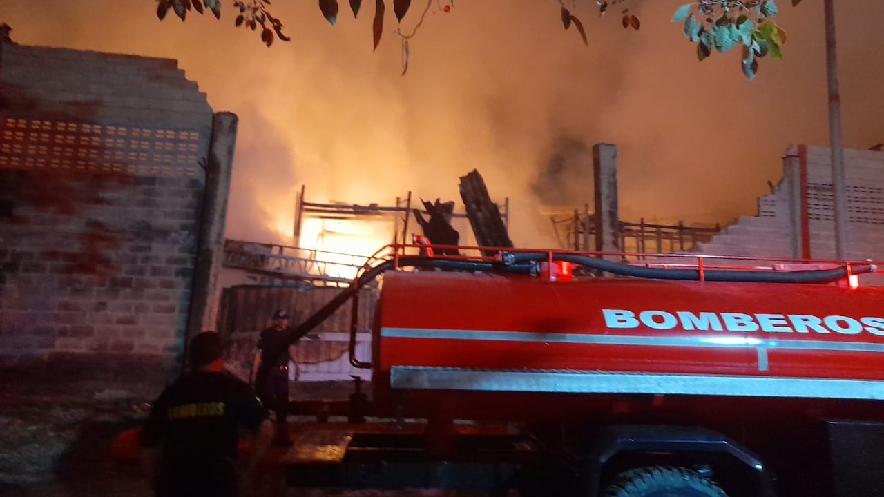 Incendio en Cartagena