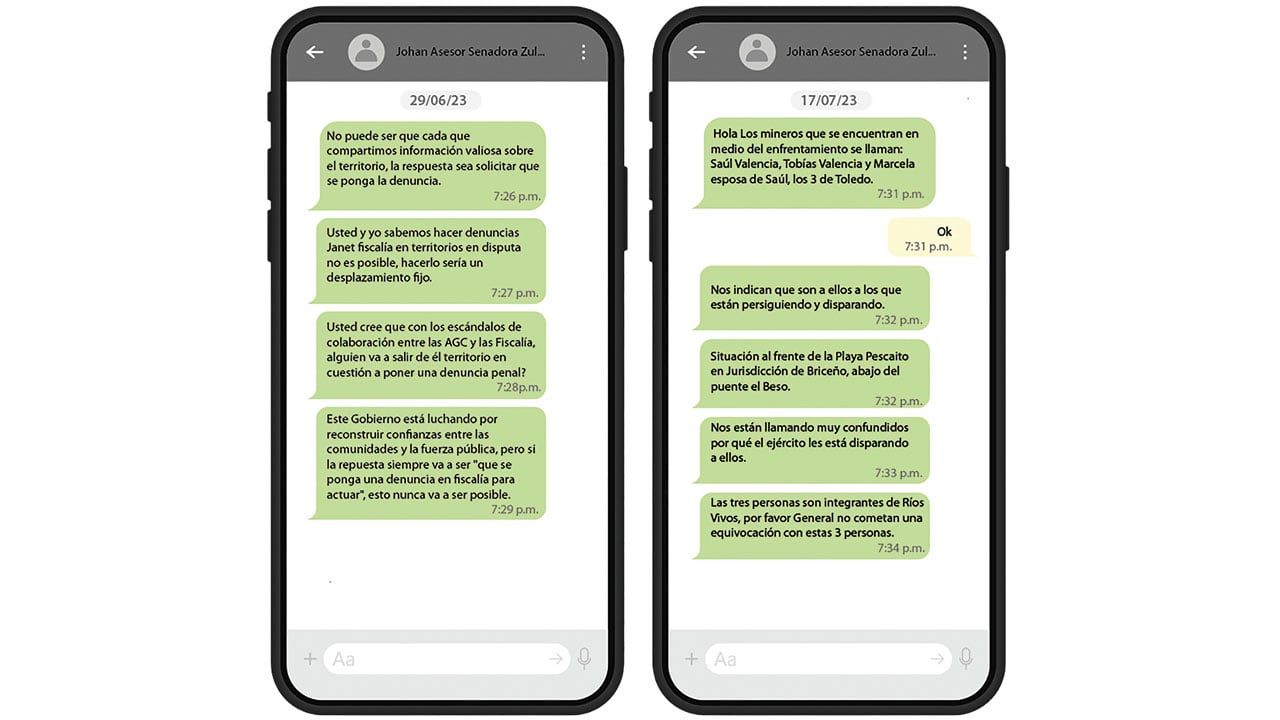 La Fiscalía expuso el material probatorio.