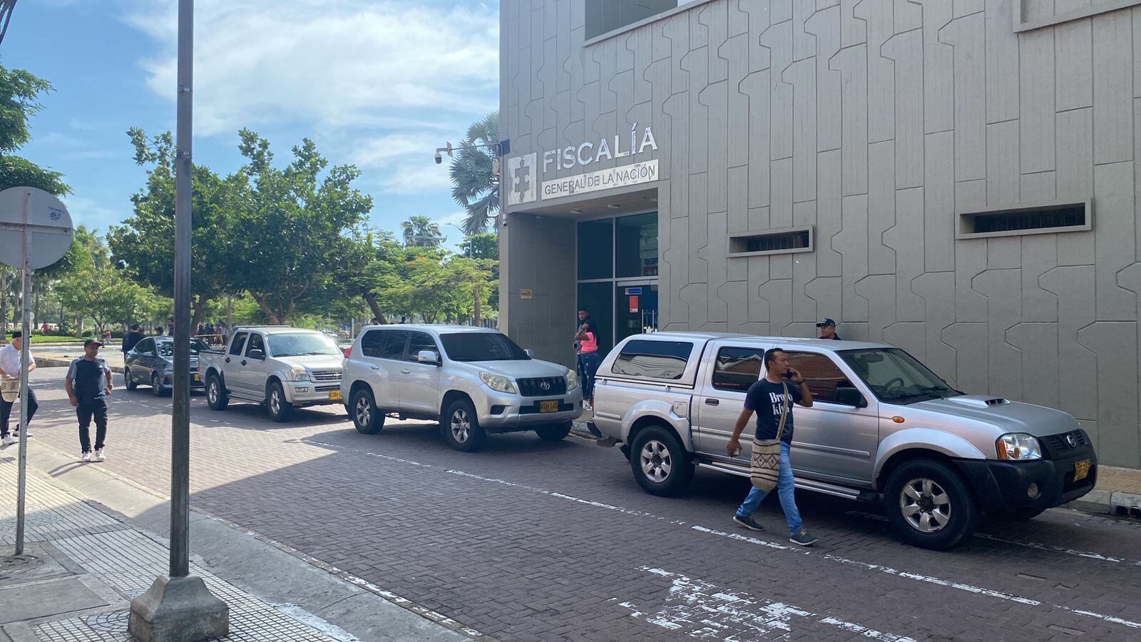 Así se encuentran las instalaciones de la Fiscalía en Barranquilla, tras la captura de Nicolás Petro.
