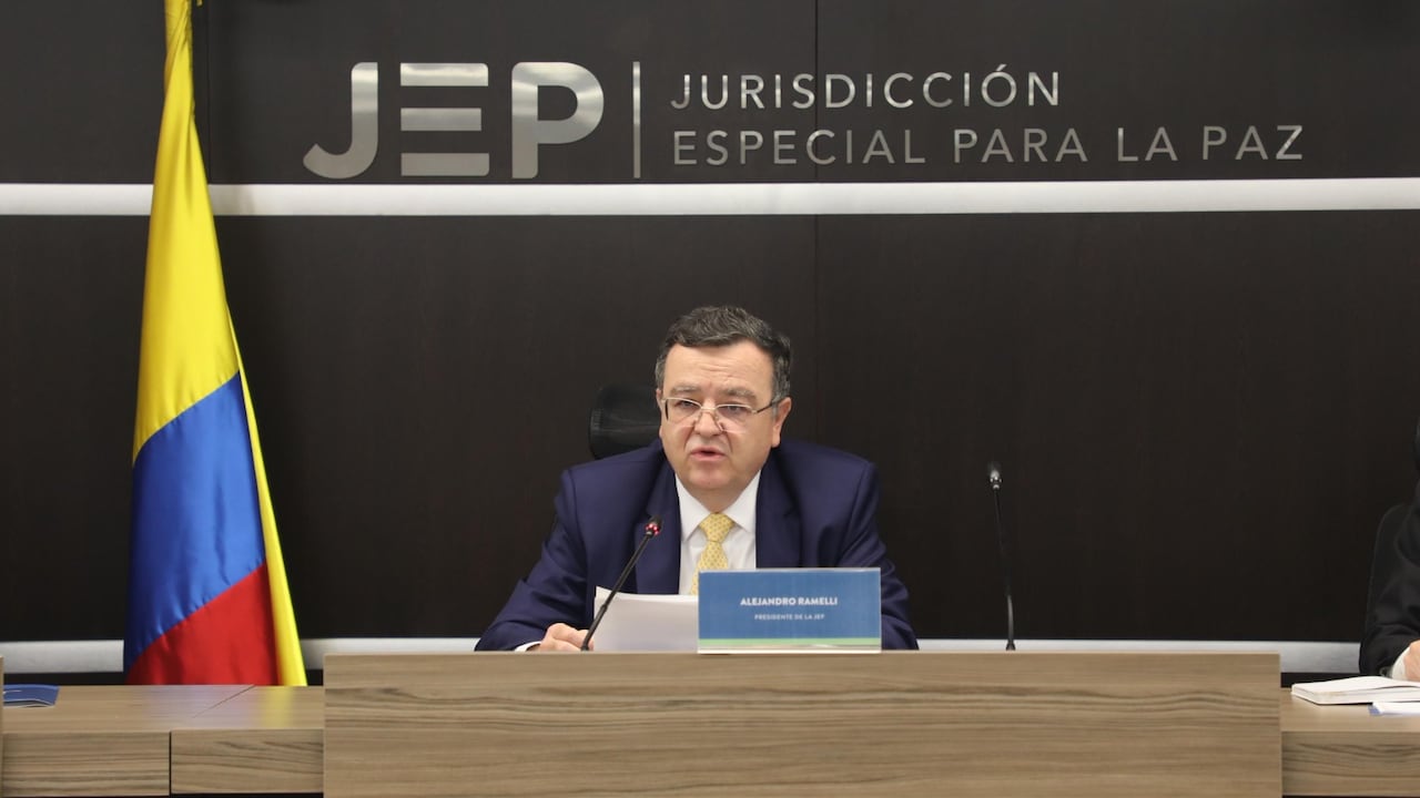Alejandro Ramelli Arteaga, presidente de la Jurisdicción Especial para la Paz.