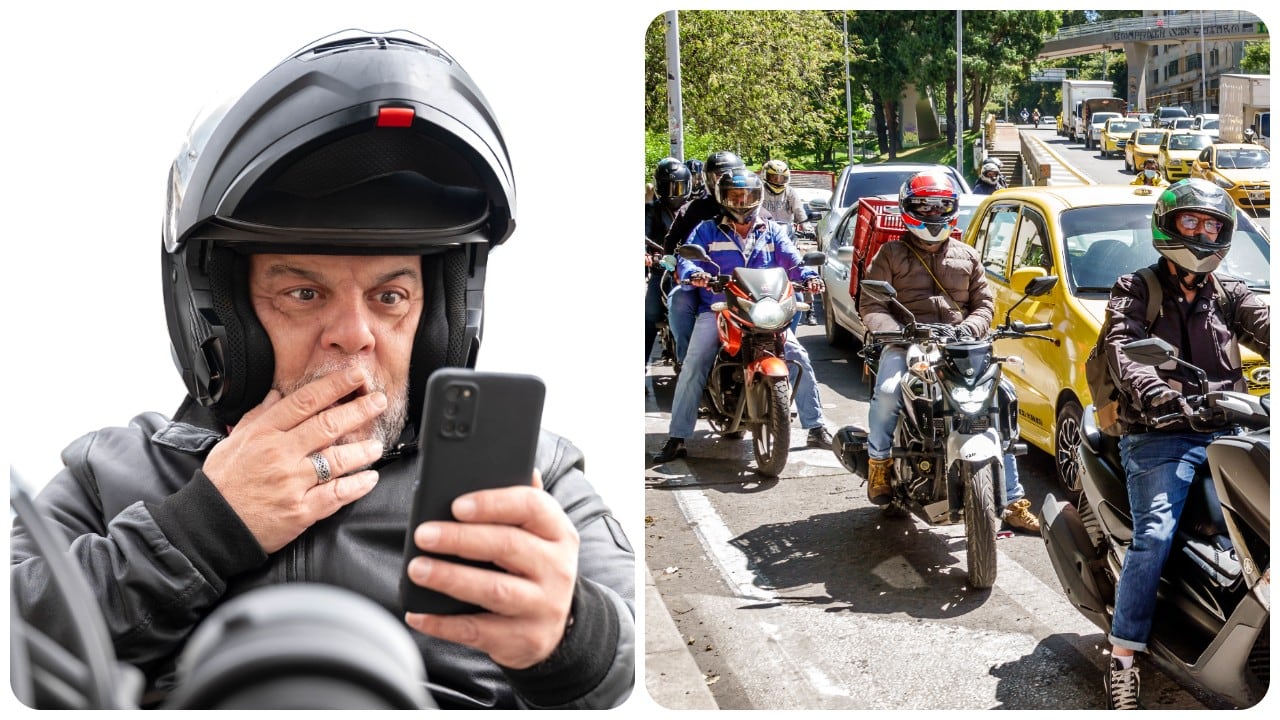 El Código Nacional de Tránsito establece las condiciones bajo las cuales los motociclistas pueden adelantar a otros vehículos.