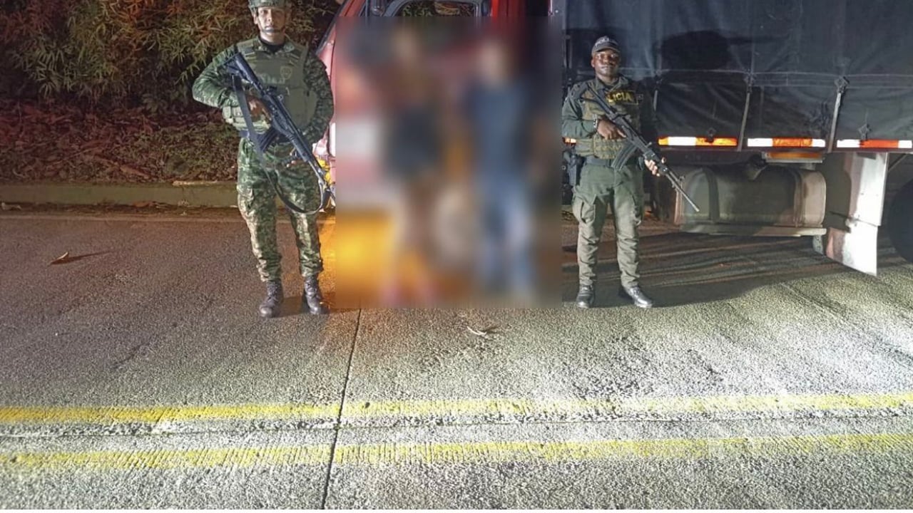 Dos personas fueron rescatadas por el Ejército.