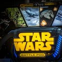 Logotipo del videojuego Wars visto durante el festival. (Photo by Paco Freire/SOPA Images/LightRocket via Getty Images)