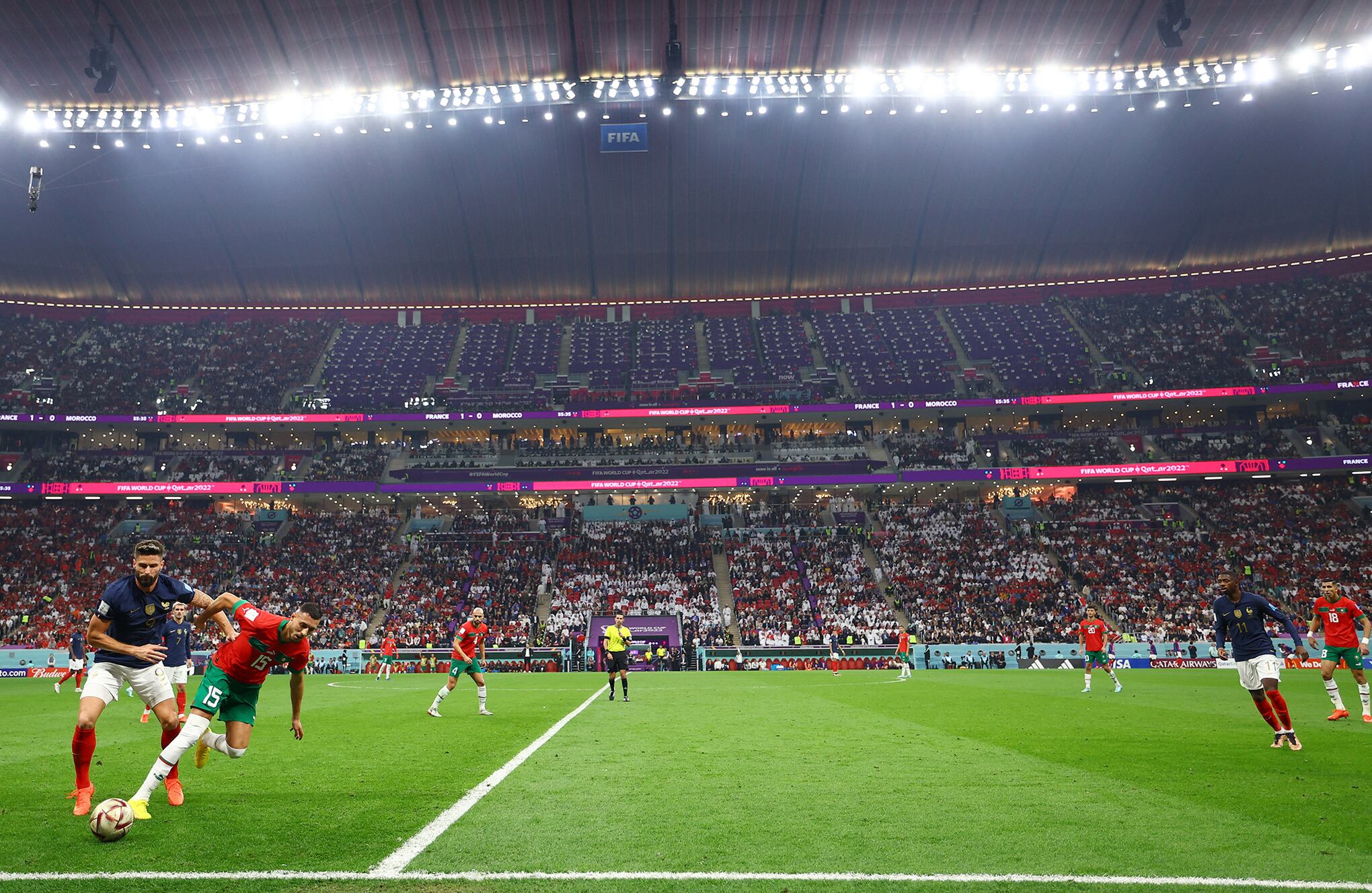 En imágenes : Las mejores jugadas de Francia vs Marruecos