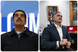 Nicolás Maduro y Tarek William Saab