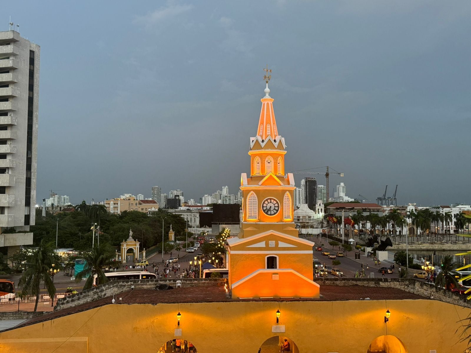 Panorámica de la ciudad de Cartagena, Bolívar.