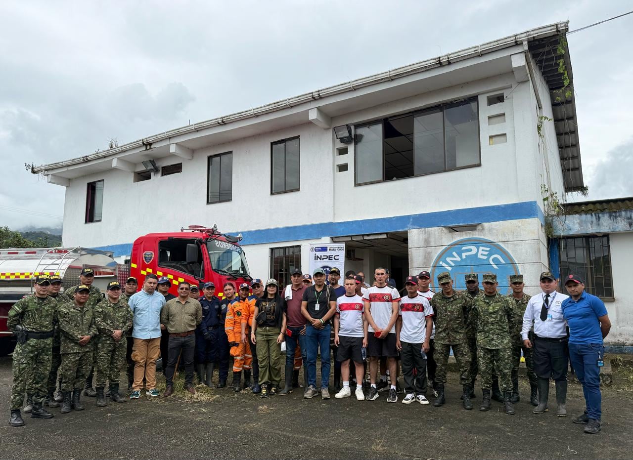 Jornada de limpieza en la cárcel de Mocoa