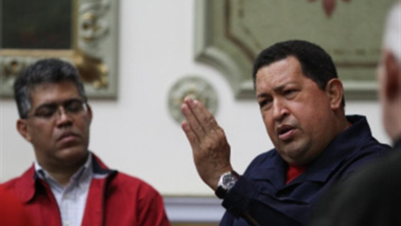 Hugo Chávez, presidente de Venezuela.