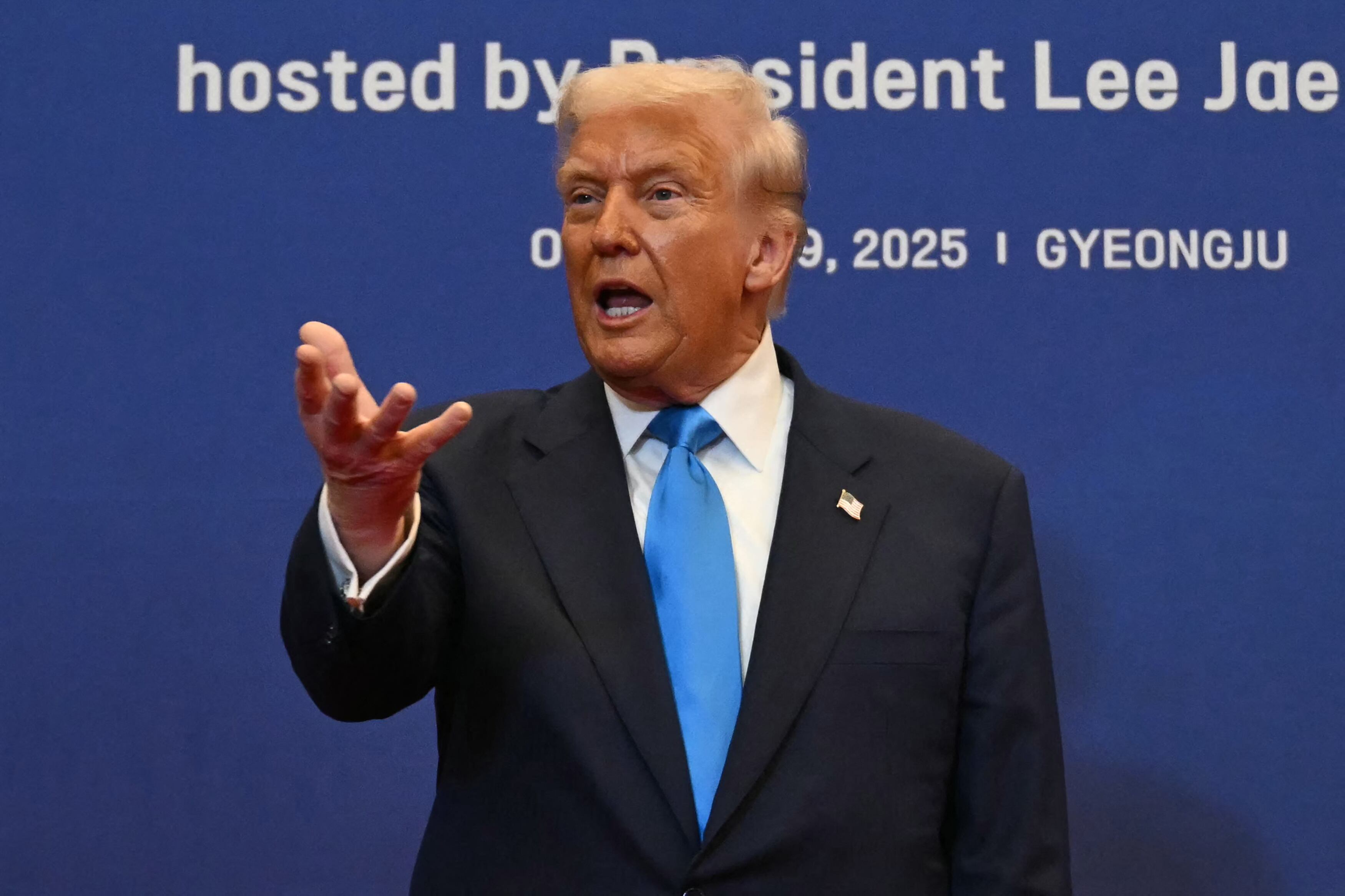 Donald Trump, presidente de Estados Unidos, ordenar ejercicios nucleares. Foto: ANDREW CABALLERO-REYNOLDS / AFP)