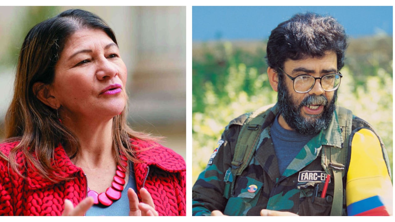 Sandra Ramírez y Alfonso Cano