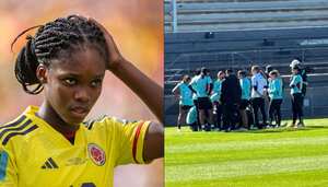 Las imágenes de Linda Caicedo tras el desmayo.