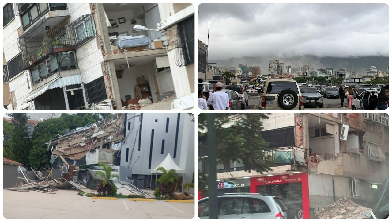 En redes sociales circulan imágenes del terremoto en Venezuela.