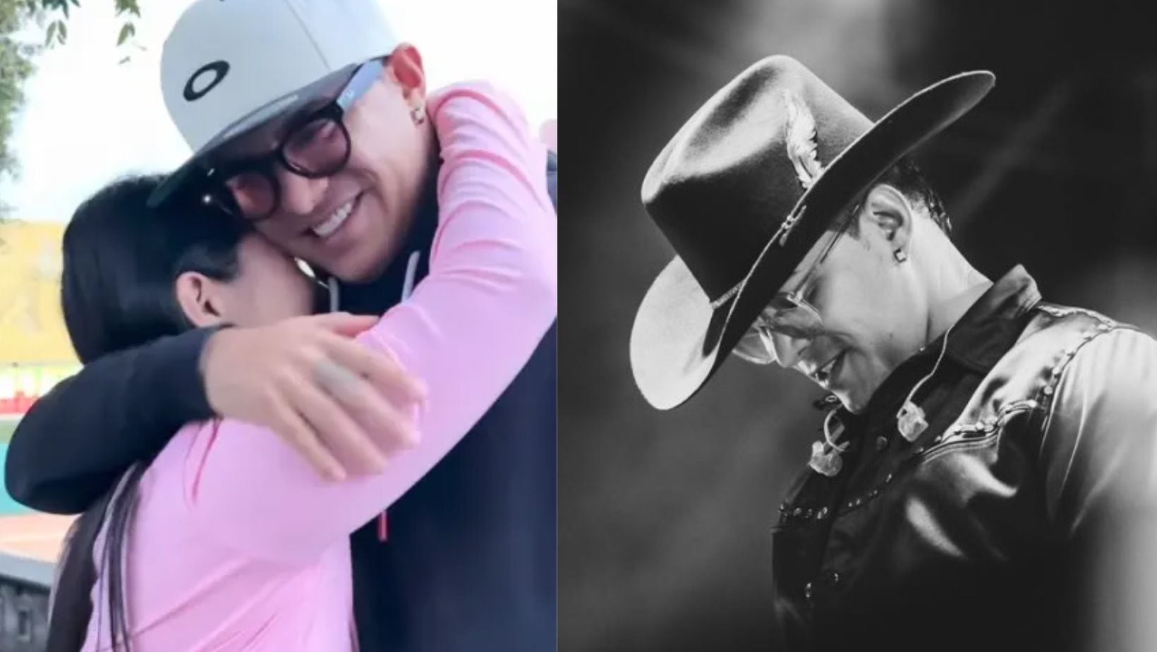 Yeison Jiménez junto a una de sus fanáticas