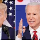 Donald Trump y Joe Biden.