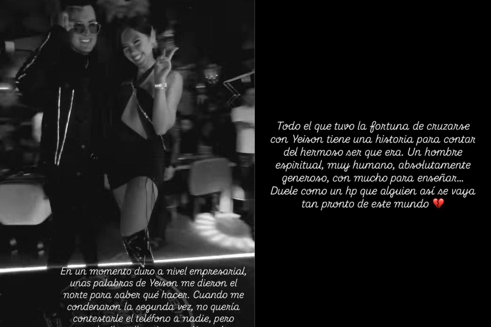 Aída Victoria Merlano  lamentó la muerte de Yeison Jiménez.