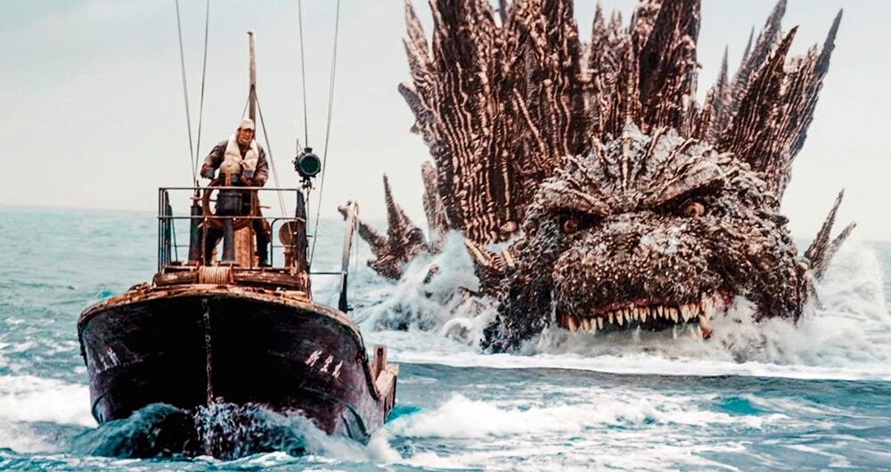 Godzilla es sin duda la creación más famosa que refleja la compleja relación entre Japón y la energía nuclear: una criatura prehistórica despertada por ensayos atómicos estadounidenses en el Pacífico. (Fotograma de la película 'Godzilla Minus One').
