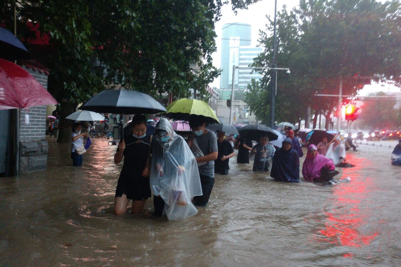 Lluvias en China