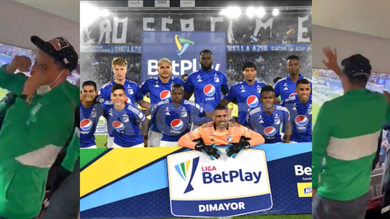 Giovanni Moreno se burla de Millonarios y sus hinchas tras la eliminación de los embajadores de la final en el fútbol colombiano.