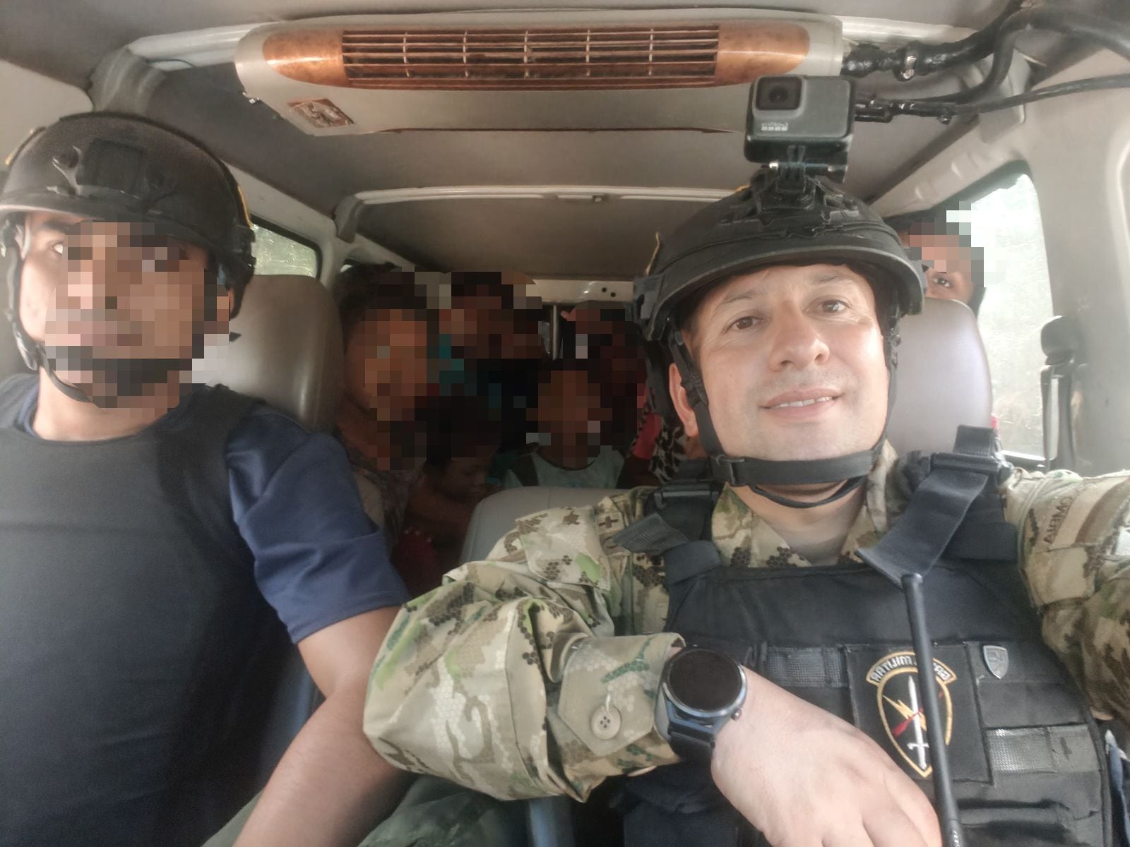 Indígenas liberados por el Gaula Militar en La Guajira.