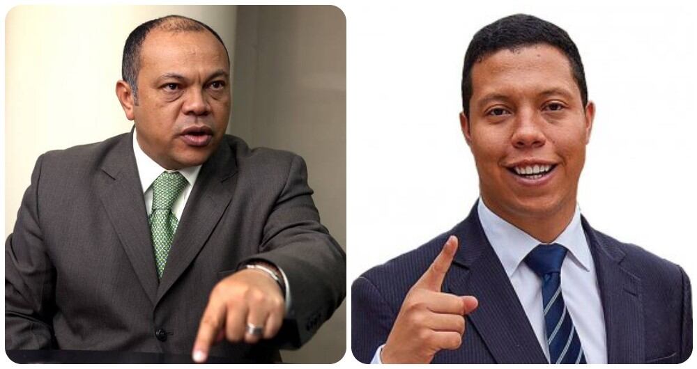 Luis Colmenares y su hijo, Jorge Colmenares.