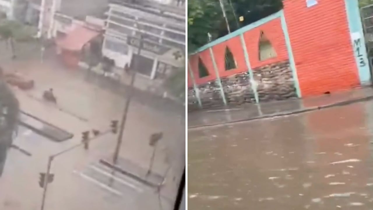 Las lluvias se apoderaron de la capital del Valle y han generado algunos estragos.