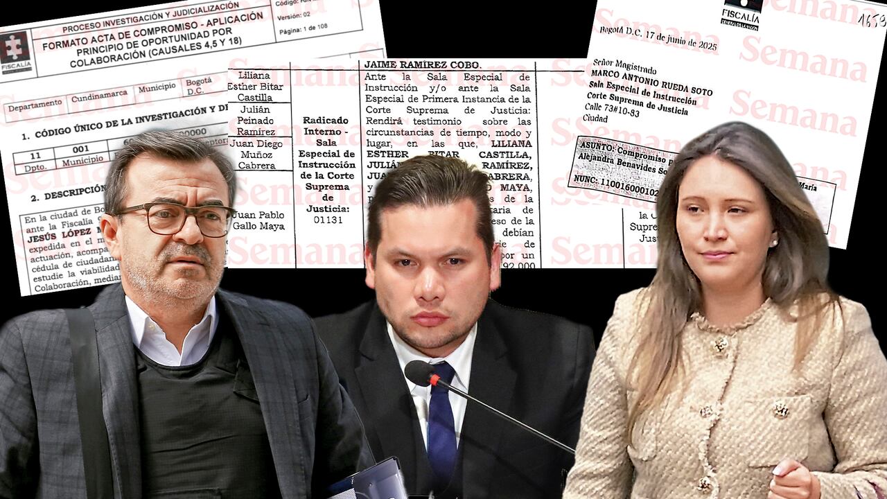 El principio de oportunidad firmado por Olmedo López con la Fiscalía lo compromete a contar todo sobre la corrupción. Son cerca de 45 salpicados, entre contratistas, funcionarios de la entidad, congresistas, enlaces en el Congreso, ministros y altos funcionarios del Gobierno Petro.