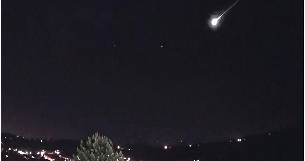 Meteoro captado por observatorio brasileño