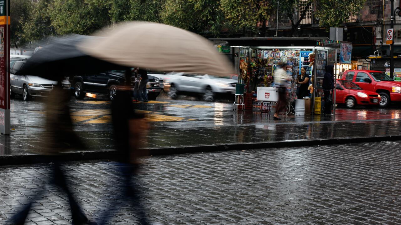 Lluvias en la capital