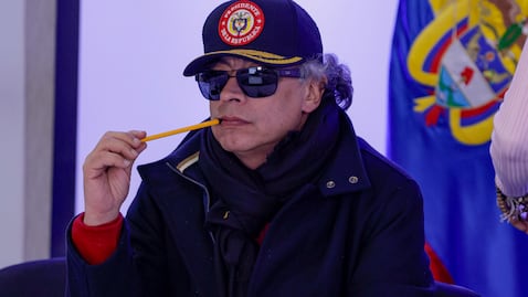 El presidente, Gustavo Petro, el 13 de abril de 2026, en Ipiales (Nariño)