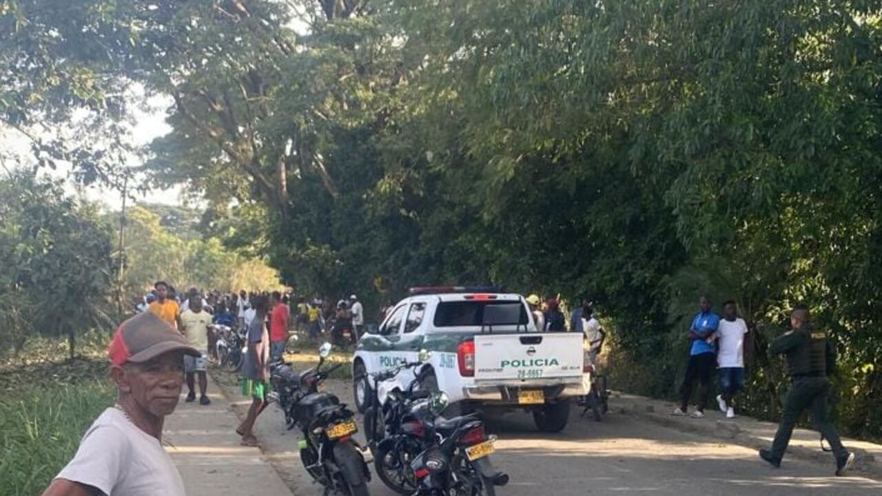 Atentado contra la Policía en Guachené.