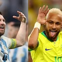 Messi y Neymar. Qatar 2022.