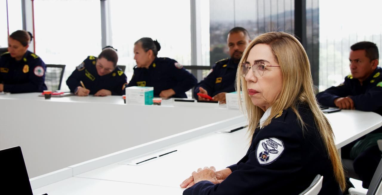 Lourdes del Socorro Peña del Valle, directora nacional de Bomberos.