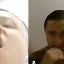 Este es el momento exacto en el que los sujetos bostezan y se ríen.