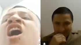 Este es el momento exacto en el que los sujetos bostezan y se ríen.
