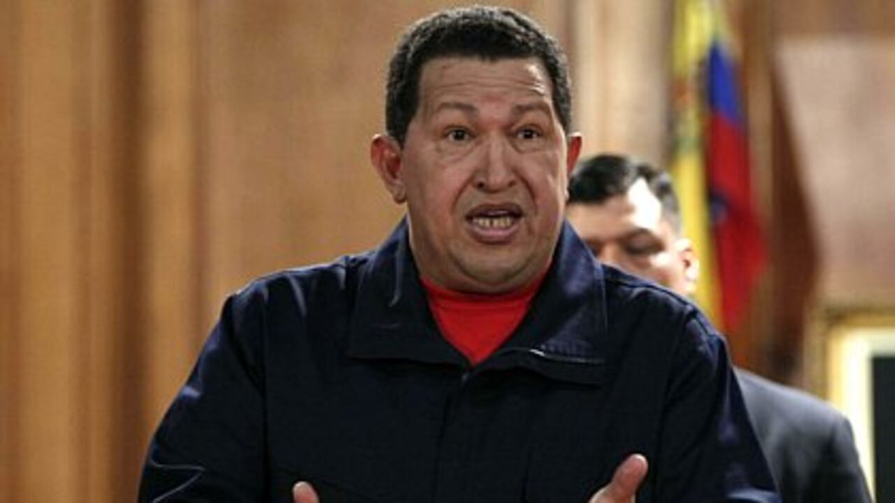 Hugo Chávez, presidente de Venezuela.