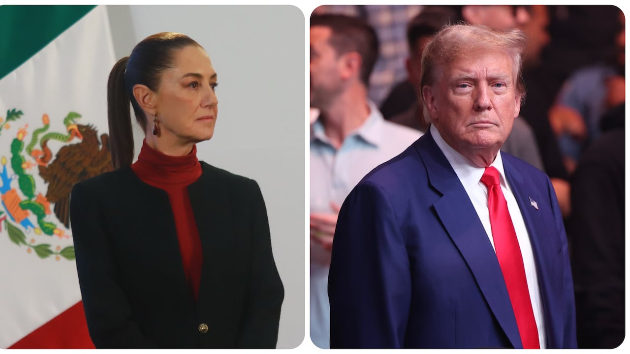 Claudia Sheinbaum, presidenta de México y Donald Trump