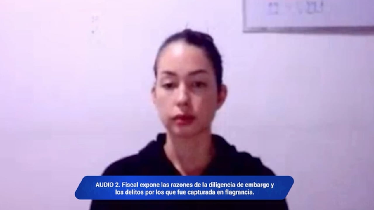 Wendy Jeanette Durán una creadora de contenido fue capturada por la Fiscalía.
