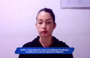 Wendy Jeanette Durán una creadora de contenido fue capturada por la Fiscalía.