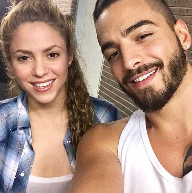 Shakira fue felicitada por Maluma en los Billboard