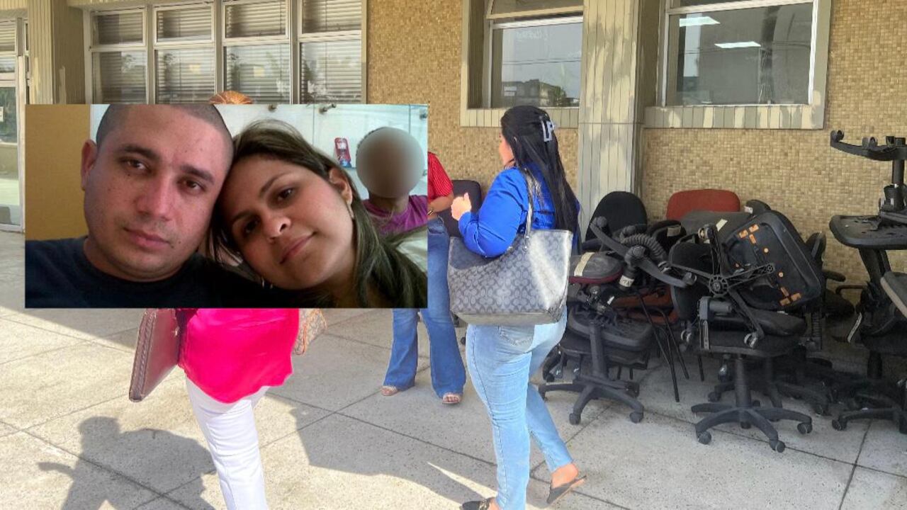 Dayanna Jassir en el Centro de Servicios Judiciales en Barranquilla.