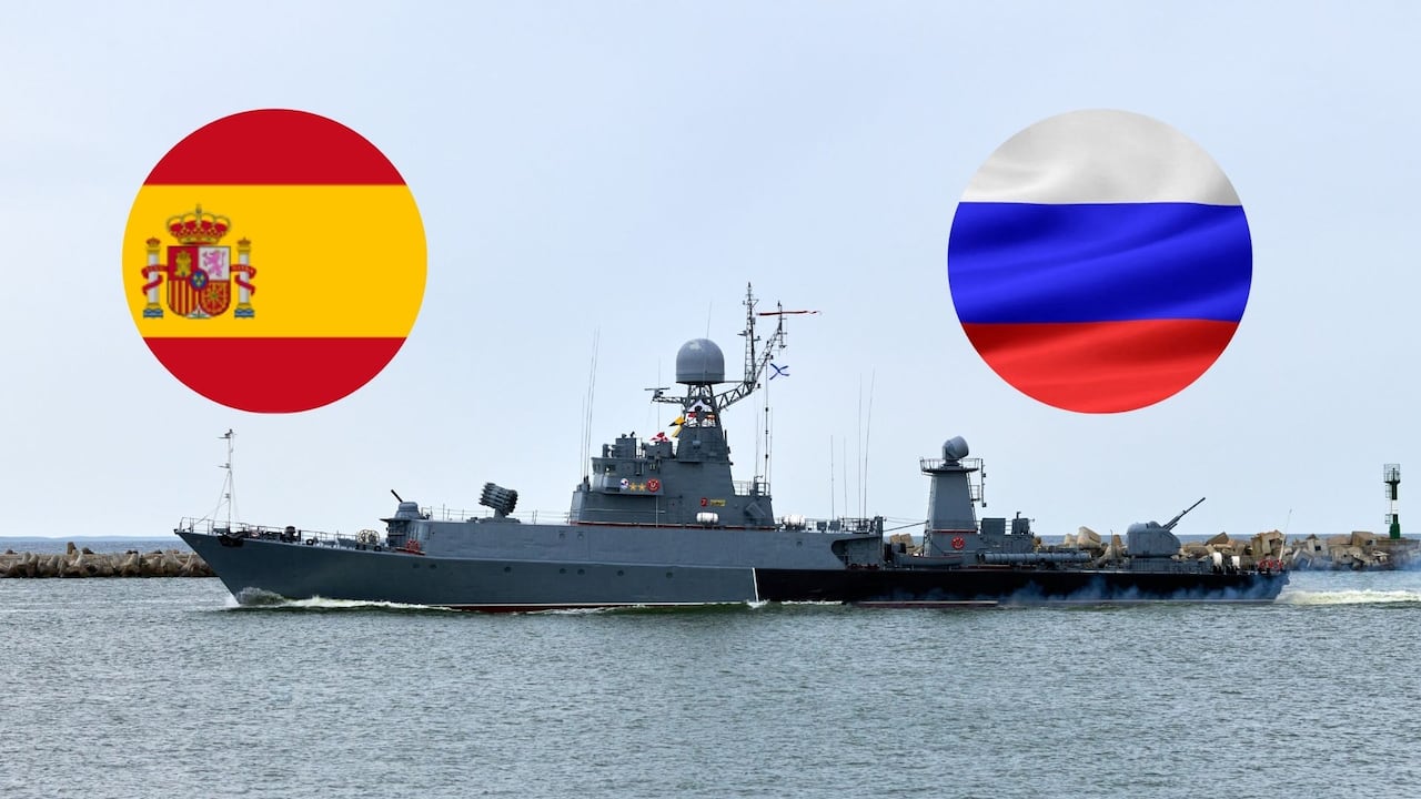 Buque ruso en inmediaciones de España alerta a la Armada ibérica.