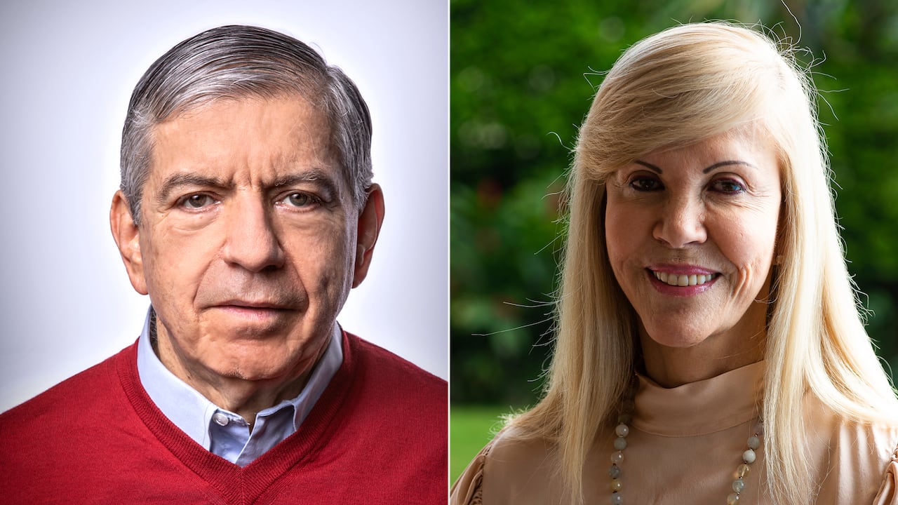 César Gaviria y Dilian Francisca Toro