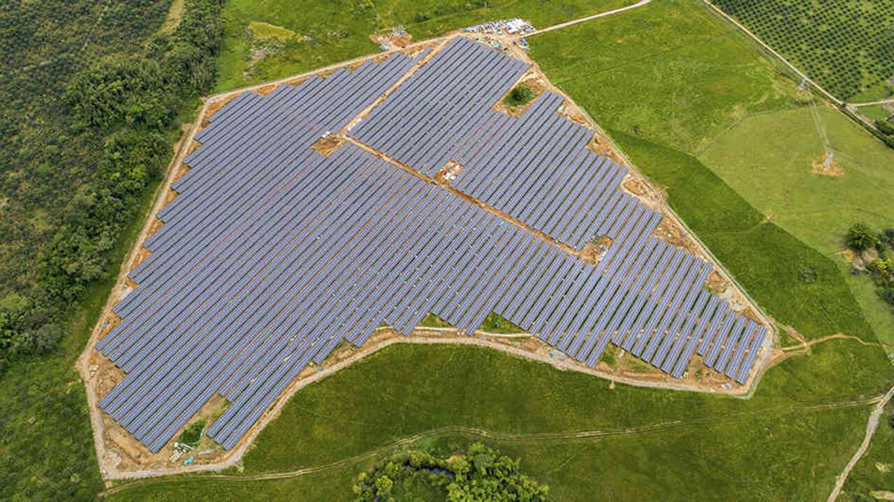 Uno de los grandes proyectos de AES Colombia es el Parque Solar Castilla en el Meta.